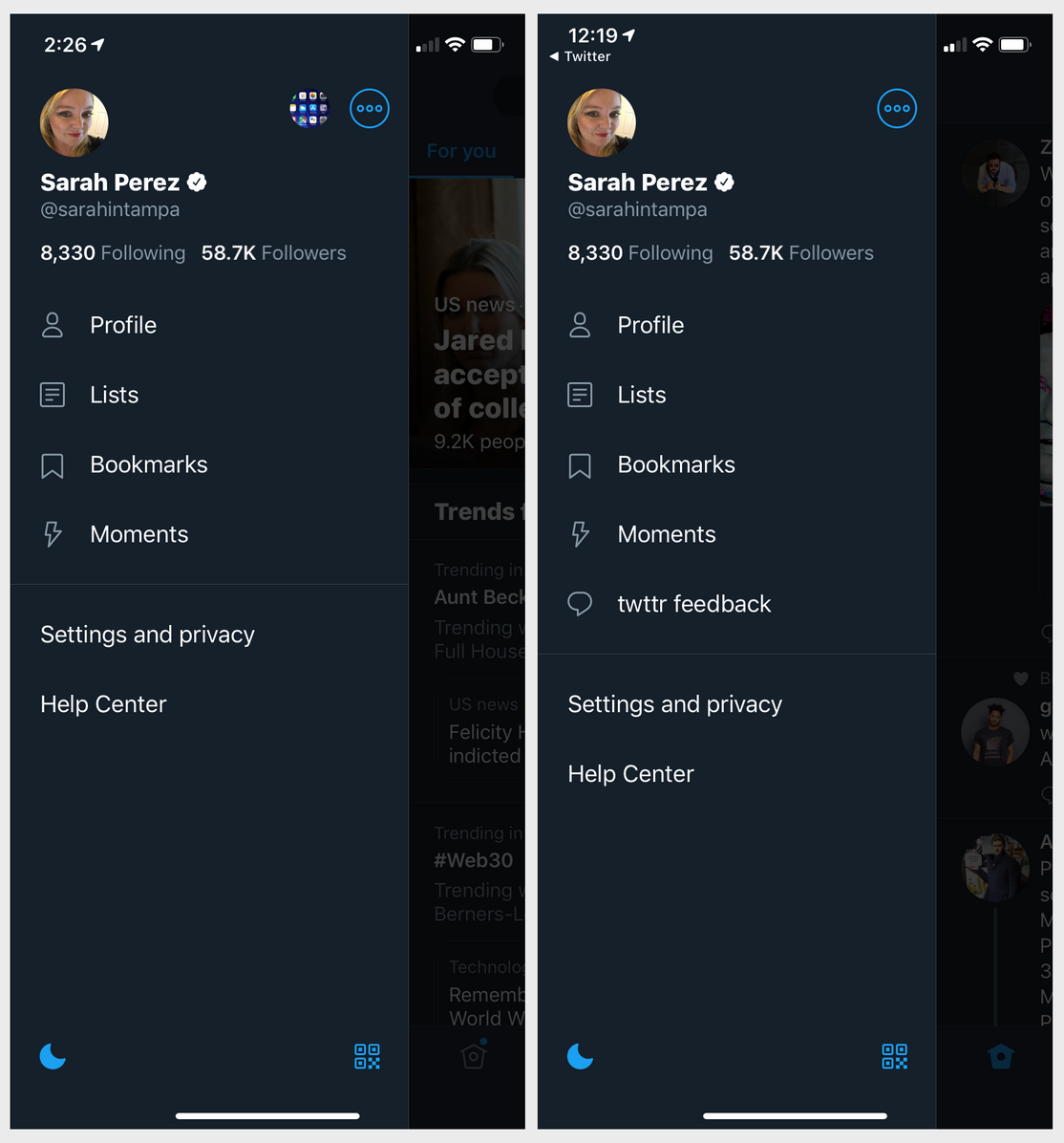Перший погляд на новий прототип додатка Twitter, twttr
