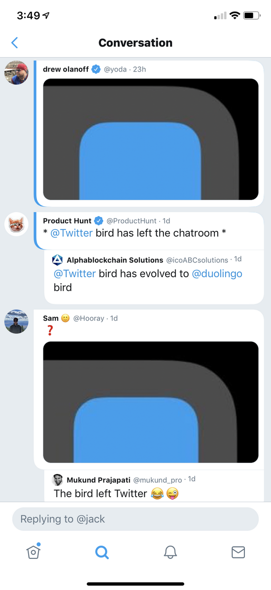 Перший погляд на новий прототип додатка Twitter, twttr